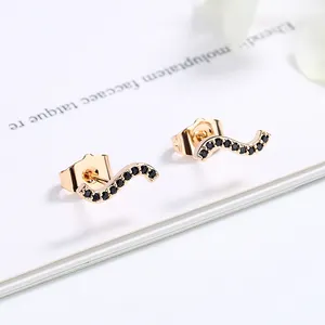 jewelry in bulk mixed wholesale woman accessories jewelry 18k gold coated simple zirconia atud earring for women