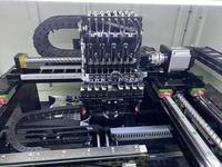 Machine de Placement Automatique SMT à Haute Vitesse HCT-600SV à 8 Têtes, 40000 CPH, pour Assemblage de LED, Sources de Lumière DOB et PCB