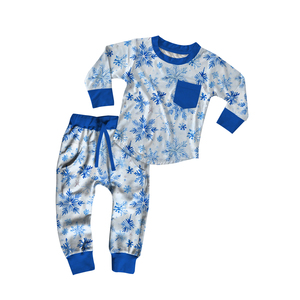 Set di Abbigliamento per Bambine all'Ingrosso, ODM/OEM Personalizzato, Completo Casual a 2 Pezzi con Stampa Natalizia a Maniche Lunghe per Autunno e Inverno - Product Image 6
