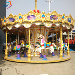 12 <span class=keywords><strong>16</strong></span> 24 chỗ thiết bị công viên giải trí Kiddie động vật <span class=keywords><strong>Carousel</strong></span> vui vẻ đi vòng cưỡi - Product Image 5