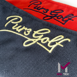 100% coton gaufré et tissu éponge Serviettes de golf et serviette de sport avec absorption d'eau absolue - Product Image 1