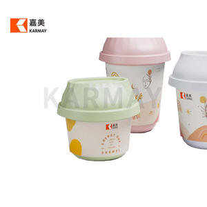 Wholesales Latest Trend Custom Design <b>Cereal</b> 171ml Mini Polypropylene Greek Yogurt Cups with Lids - Product Image 2