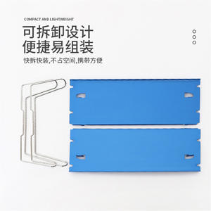 Mesa Plegable de Aleación de Aluminio, Rectangular, Portátil, para Exteriores, de Apertura Rápida, Desmontable y Ligera - Product Image 5