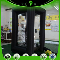 Cabine gonflable de machine à saisir l'argent comptant Cube gonflable personnalisé