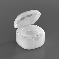 Boîte à sucettes pour bébé, boîte de rangement en PP, portable, anti-poussière, avec musique, emballage en plastique transparent