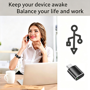 USB C Type-C Computer <strong>Mouse</strong> Jiggler Undetectable Automatic <strong>Mover</strong> With Switch Button - Product Image 4