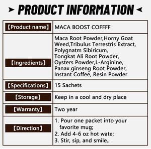 Café Winstown X Power pour la fertilité masculine efficace avec Maca, stimulant naturel de l'énergie, 10g, 15 sachets, café à la maca, café énergisant pour hommes - Product Image 4
