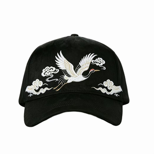 Gorra de Béisbol Retro de 5 Paneles con Bordado de Grúa, Ángel, Rosa, Mariposa, Dragón y Fénix, con Letras de Moda y Logotipo Personalizado - Product Image 2