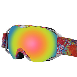 Gafas de esquí de doble capa antiniebla cocaína miopía nieve arena gafas de prevención de ojos a prueba de viento escalada gafas - Product Image 1