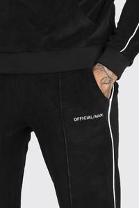 Chándal ajustado personalizado para hombre, ropa deportiva para correr, diseño, color blanco - Product Image 6