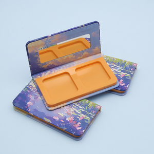 <strong>Paper</strong> Cardboard Magnetic <strong>Eyeshadow</strong> <strong>Box</strong> Diy Empty <strong>Eyeshadow</strong> <strong>Palette</strong> With Mirror Private Label Packaging Container <strong>Box</strong> for Makeup - Product Image 1