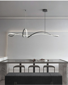 Produttore Design personalizzato semplice speciale a forma di sala da pranzo moderna luce a Led lampadario a Led - Product Image 4