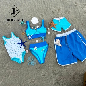 Trajes de Baño al por Mayor, Trajes de Baño Personalizados para Niñas, Top Halter con Estampado, Shorts, Bikini 2025, Trajes de Baño para Bebés - Product Image 2