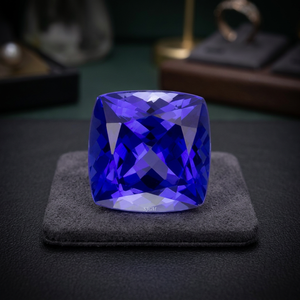 พลอย tanzanite ทรงหลวมทำจากธรรมชาติขนาด5มม. ได้รับการรับรองจากผู้ผลิต - Product Image 3
