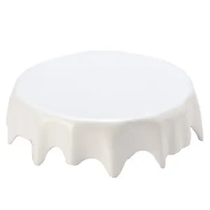 100% Melamine 7.7" Cubeta Round Disc Wedding Cake Stand for Dessert