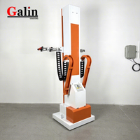 Galin GR04 PLC Controlled Powder Coating Machine Pump for Steel Substrat High Manual Gun Reciprocator for Spray Booth