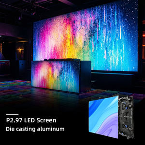 Écran d'affichage vidéo mural LED portable pliable Totem de 55 pouces, étanche, Unilumin, utilisé en extérieur, modulaire, incurvé, P3 P4 - Product Image 1