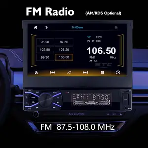 Pemutar multimedia mobil 7 inci Universal, pemutar multimedia radio otomatis stereo di dasbor, layar in-dash, mp5 bt 7 inci, android 1 DIN, stereo mobil Universal