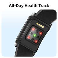 Bracelet de fitness sans écran S6, podomètre, étanche 5 ATM, surveillance de la fréquence respiratoire, suivi du HRV, 14 jours d'autonomie en veille