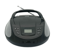 Reproductor de CD Portátil con Reproducción MP3/USB, Pantalla LCD, Altavoz, Radio FM Estéreo de Fácil Acceso, Diseño de Carga Superior