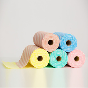 <span class=keywords><strong>Rouleau</strong></span> de serviettes jetables antimicrobiennes en <span class=keywords><strong>tissu</strong></span> non tissé Spunlace pour le nettoyage industriel et domestique, <span class=keywords><strong>rouleau</strong></span> durable - Product Image 2