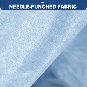 Robe chirurgicale Spunlace niveau 4 jetable stérile tissu perforé à l'aiguille hôpital salle d'opération robes HAIXIN santé en gros - Product Image 4