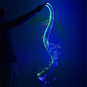 Source de lumière rechargeable par USB outil de danse de boîte de nuit fouet en fibre optique pour fête - Product Image 2