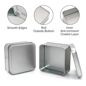 Hộp Thiếc Có Bản Lề Hộp Đựng Vòng Cổ Phù Thủy Thủ Công Kim Loại Nhỏ Có Nắp Trong Hộp Thiếc Hình Chữ Nhật Hộp Đóng Gói - Product Image 3