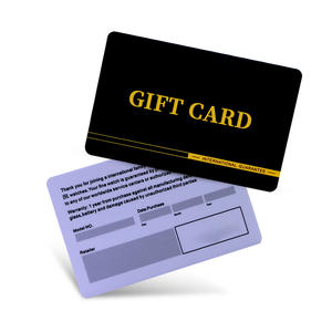 ओम हॉट सेलिंग मैट ब्लैक गोल्ड खाली पीसी प्लास्टिक व्यवसाय कार्ड चुंबकीय पट्टी के साथ उपहार कार्ड - Product Image 3