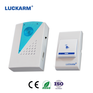 LUCKARM 블루 무선 초인종 DC 차임 방수 초인종 제조업체 홈 초인종 공장 가격 링 배터리 초인종 - Product Image 1