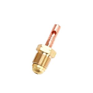 Conector para Antorcha de Soldadura TIG Estilo Miller, Recubierto de Cobre, Línea Principal de 8 cm, Conector Superior e Inferior Integrado - Product Image 1