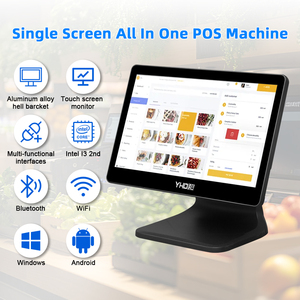 Mesin Terminal Windows <span class=keywords><strong>POS</strong></span> multifungsi layar sentuh 15.6 inci mesin kasir elektronik untuk restoran Supermarket - Product Image 6