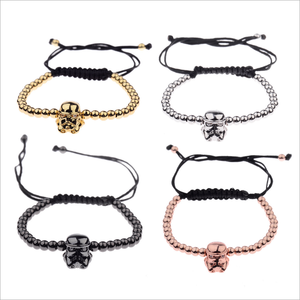 ลูกปัดเซอร์โคเนีย CZ ปรับได้,กำไลข้อมือตลกตลกเครื่องประดับดาร์ธเวเดอร์แฟนซีสร้อยข้อมือภาพยนตร์สตาร์วอร์สสินค้าออกใหม่ - Product Image 1