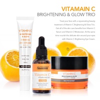 Kit de Soins Visage Naturels Végans Marque Blanche au Vitamine C, Rajeunissant, Éclaircissant et Blanchissant pour Femmes