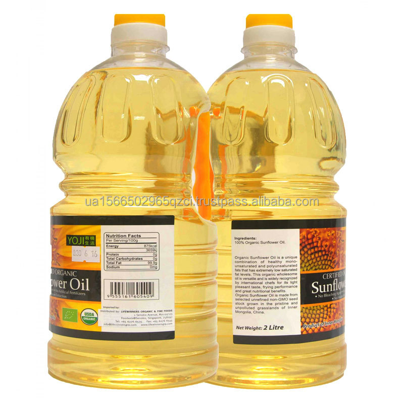 Huile de cuisson de tournesol 100% Huile de tournesol végétale raffinée à ingrédient naturel pur à vendre