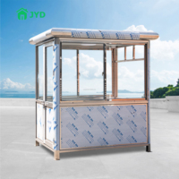 Junyaoding Structure extérieure en acier Sentry Box Cabine de sécurité fabriquée en Chine pour garder Villa Factory Guard Duty House