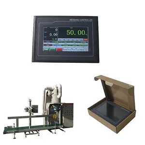 Touch Screen Weighing Controller For 5kg 25kg 50kg rice packing machine animal feed packing machine