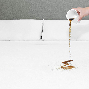 แผ่นกันน้ำแผ่นรองที่นอนขนาดพอดีกับผ้านวมระบายอากาศได้มีกระเป๋าทรงลึกถึง18นิ้ว - Product Image 6