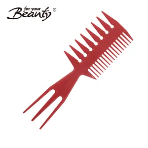 3 In 1 Professional Teasing Comb Dye Comb Pic Hair Wide Teeth Comb