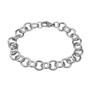 8.0mm Round Steel <b>Chain</b> for Fashion Link Bracelets - Product Image 1