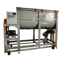 Machine de mélange horizontal de poudres pour coulis de carrelage, ciment, mortier, additifs, carbonate de calcium et poudres minérales fines