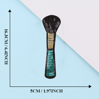 Patchs thermocollants à paillettes sur le thème de la mode, du maquillage, du parfum, du rouge à lèvres et des chaussures à talons hauts pour vêtements féminins