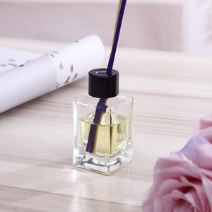 Cuboid sậy khuếch tán chai <span class=keywords><strong>40ml</strong></span> 80ml 120ml 150ml 200ml 250ml sang trọng nước hoa khuếch tán dầu chai thủy tinh - Product Image 1