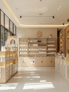 Marble Pet Salon <b>Reception</b> <b>Counter</b> Trendy Pet Boutique Store Design and Full Salon Furniture Supply - Product Image 3