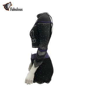 Custom All-Star Cheerleading Uniforms Women Comfortable Breathable <strong>Sexy</strong> Rhinestone Design Custom Team Colors OEM <strong>Cheerleader</strong> - Product Image 3