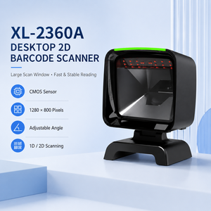Lecteur de codes-barres 2D de bureau XL-2360A, lecteur de codes CMOS à grand angle, lecteur de paiement mobile mains libres - Product Image 1