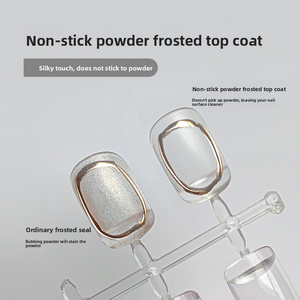 <span class=keywords><strong>Top</strong></span> <span class=keywords><strong>Coat</strong></span> Mat Velours Russe Sans Résidu Non Collant <span class=keywords><strong>pour</strong></span> <span class=keywords><strong>Poudre</strong></span> <span class=keywords><strong>Miroir</strong></span> et Gel de Modelage Nail Art - Product Image 3