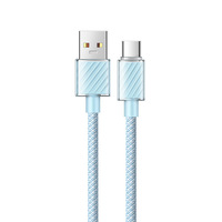 Câble de charge rapide universel Type-C 6A haute vitesse 100W, haute efficacité, en cuivre pur, tressé en nylon, synchronisation des données pour iOS et Android