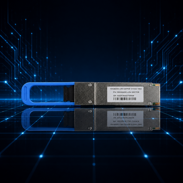 Hongguang Single Mode Optical Module DDM Enabled Hot Pluggable 5G POE 1310nm Data Center Router Switch Networking 100G QSFP28