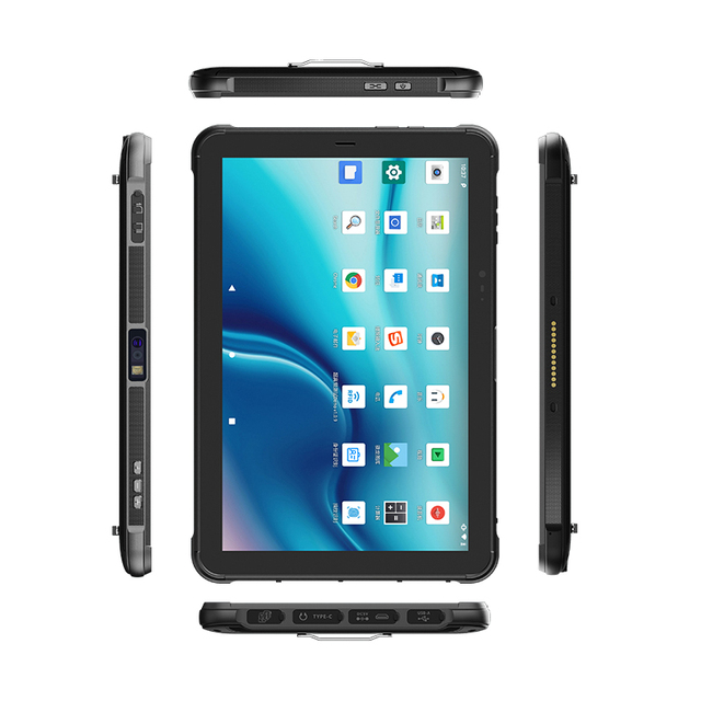 Brand 10.1 Inch Waterproof Industrial Rugged Tablet for IP65 GPS NFC Android 12 WIFI 4G LTE Fingerprint Support Rugged PC
